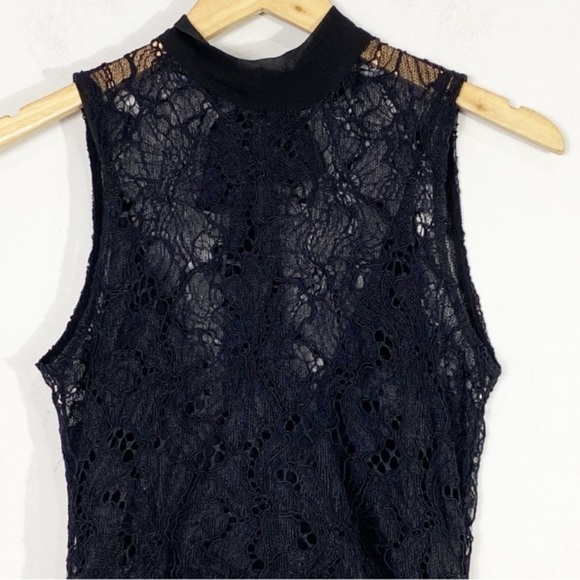 ZARA Collection Lace Mixed Jumpsuit Black - Picture 5 of 16
